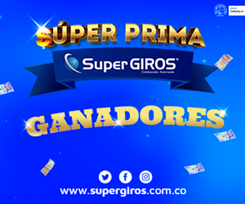 GANADORES SUPER PRIMA SUPERGIROS®