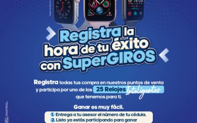 REGISTRA LA HORA DE TU ÉXITO CON SUPERGIROS.