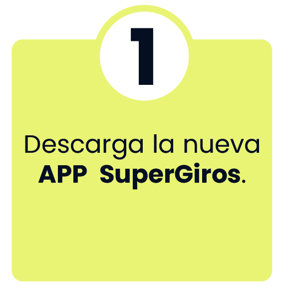Descarga la nueva app supergiros