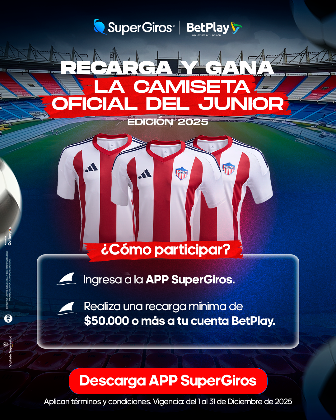 CAMPAÑA BETPLAY JUNIOR POST