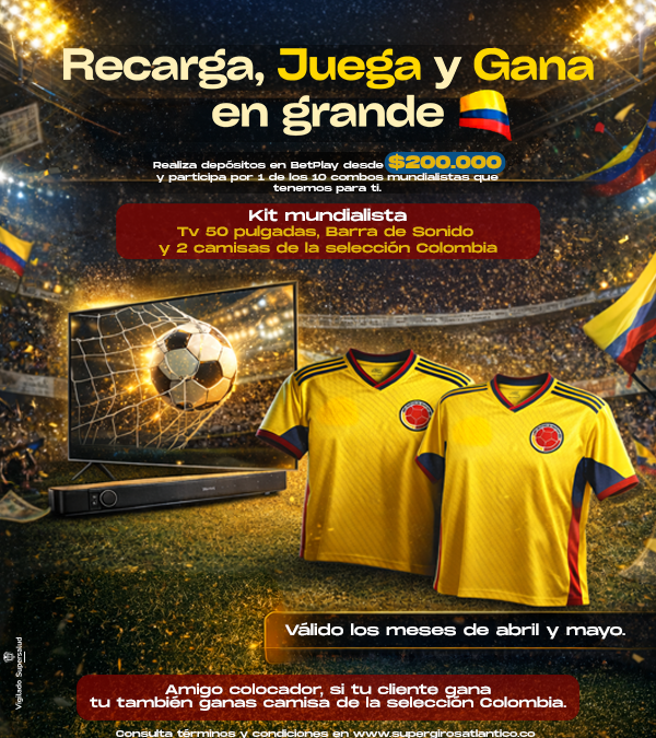 Recarga, juega y gana en grande