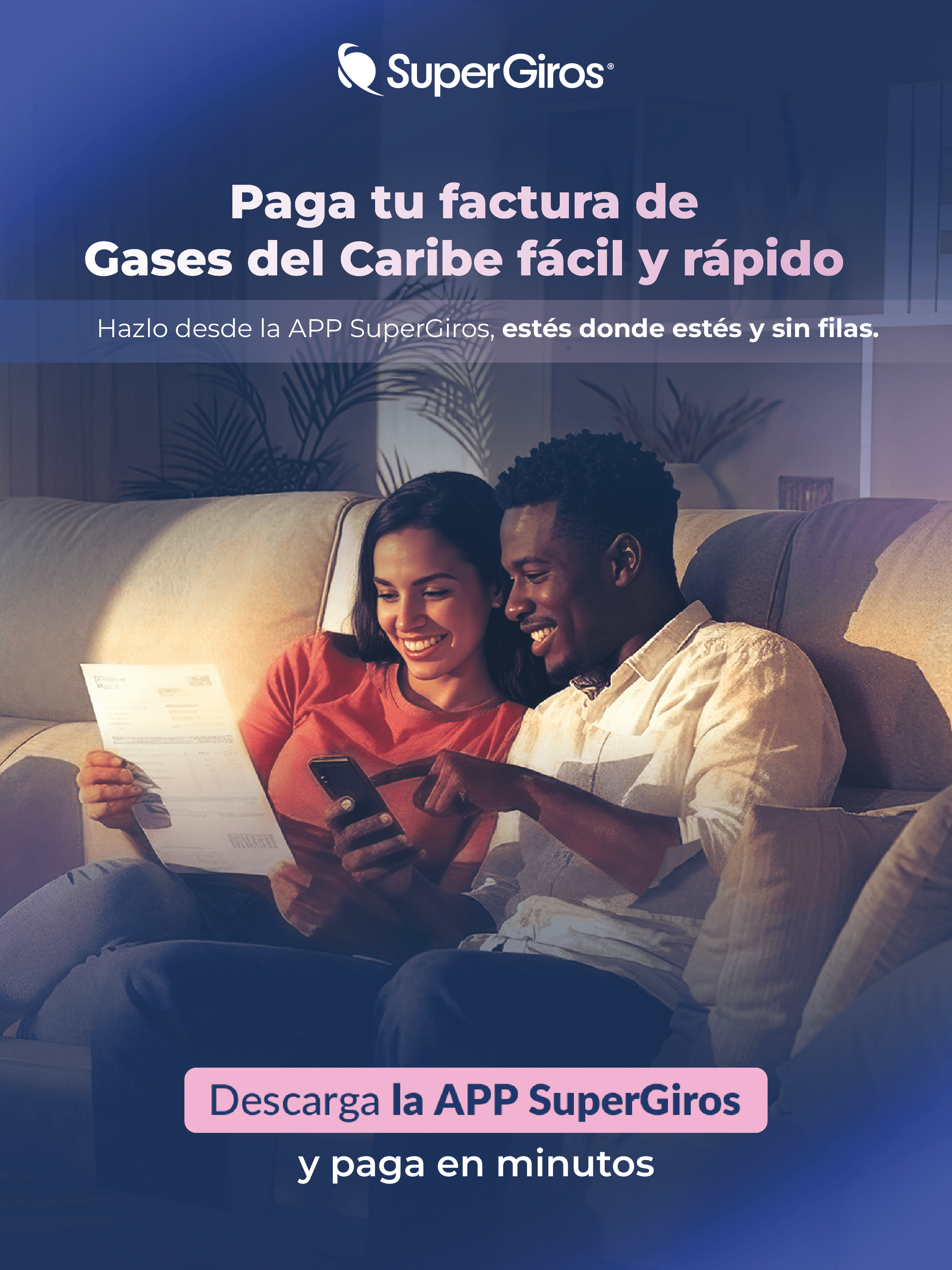 SuperGiros Atlántico, paga tus facturas de gases del caribe